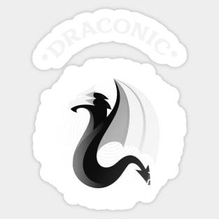 Draconic Sticker